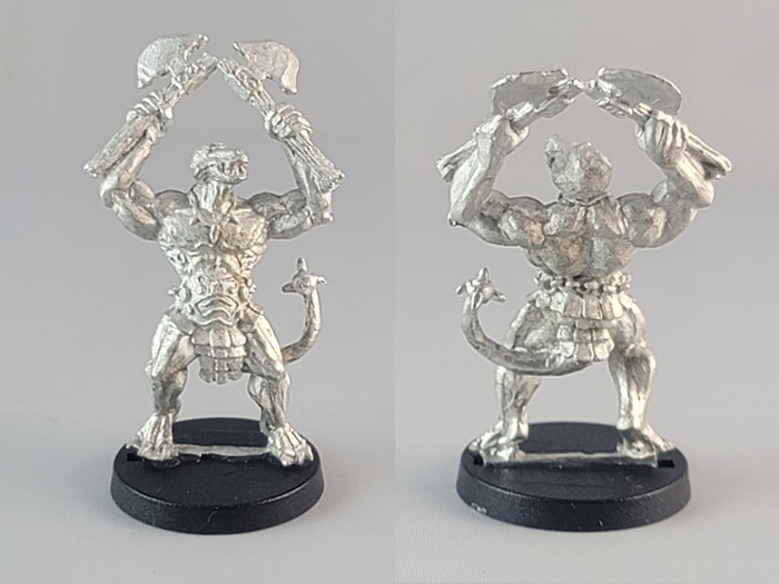 Cyclopean Bog Raider with Two Axes