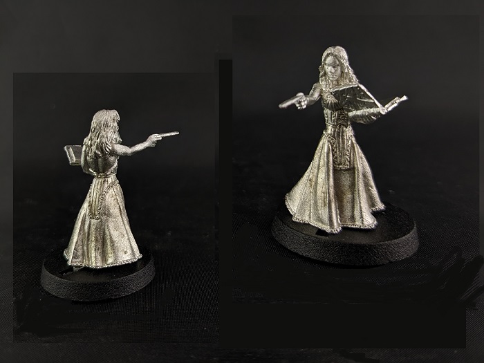 Sorceress Casting from Ornate Spell Book