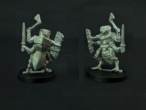 Aspis Insectoid Lefty with Sword & Axe
