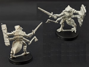 Aspis Insectoid with Sword & Axe