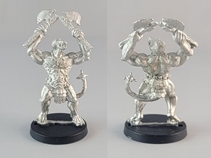 Cyclopean Bog Raider with Two Axes