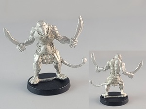 Cyclopean Bog Raider with Two Swords